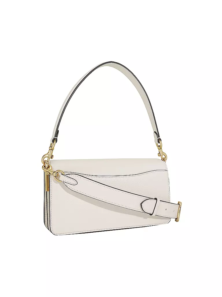 COACH Ledertasche Umhangetasche TABBY 26 creme